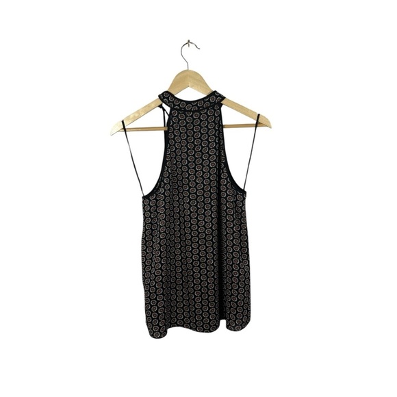 A.L.C. Women’s 100% Silk Tie Neck Sleeveless Floral Blouse Size 6 - Picture 9 of 9